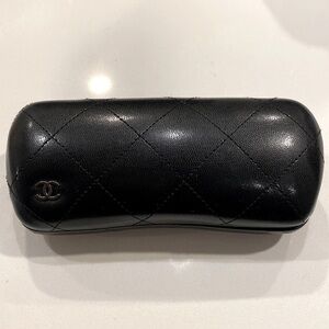 Chanel Black Glasses case Sunglasses case